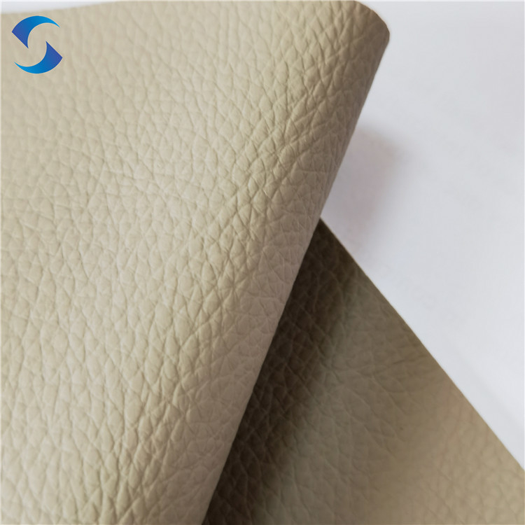 Soft And Flexible Synthetic Leather Fabric With 100% Polyester Non Woven Backing Technics